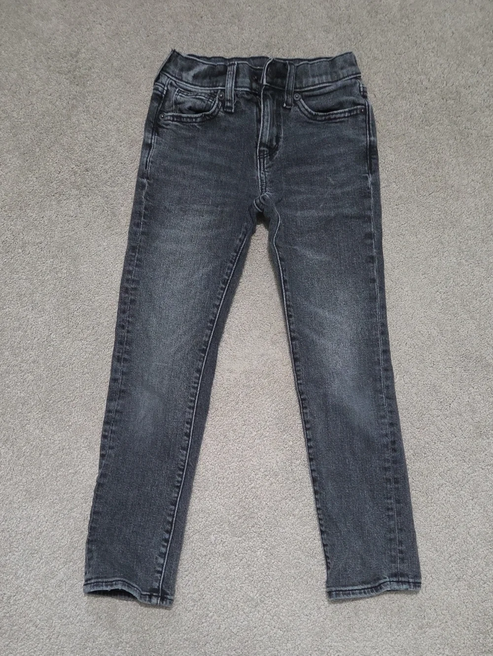 Kids Gray Skinny Jeans